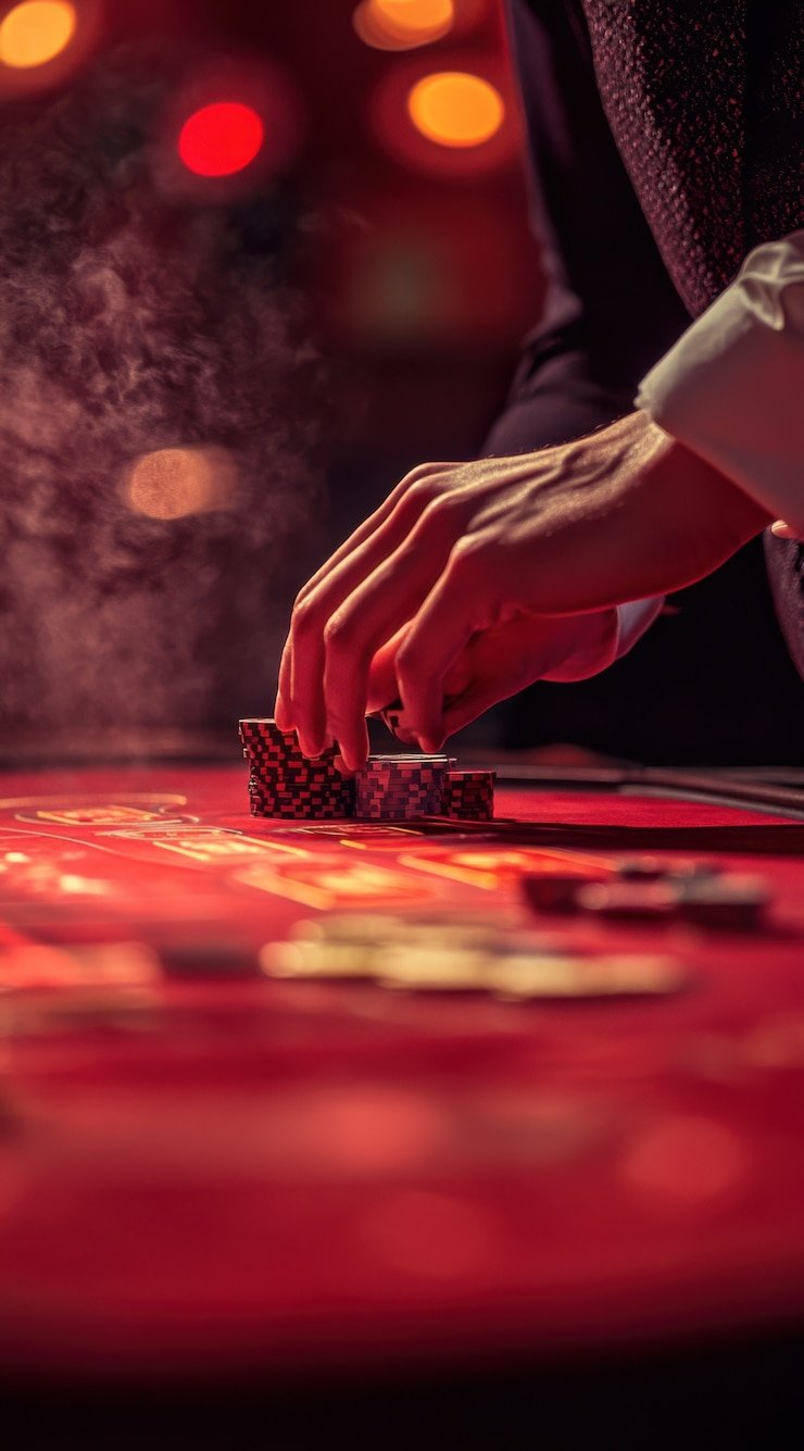 Tampilan aplikasi menara play di perangkat Android menunjukkan pasar Liga 1 dan roulette dealer langsung